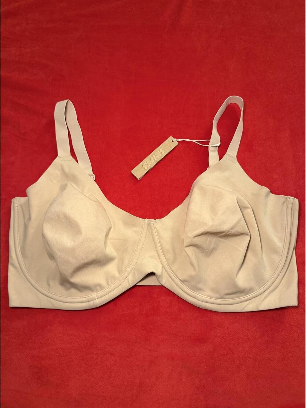 Skims Fits Everybody Unlined Demi Bra Color Clay Size 42DDDD